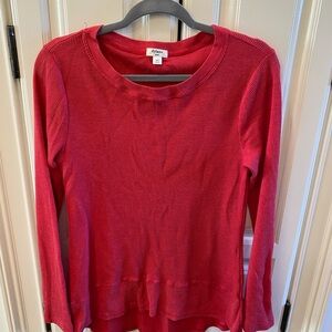 Dylan Women's Rich Red Crew Neck Top
